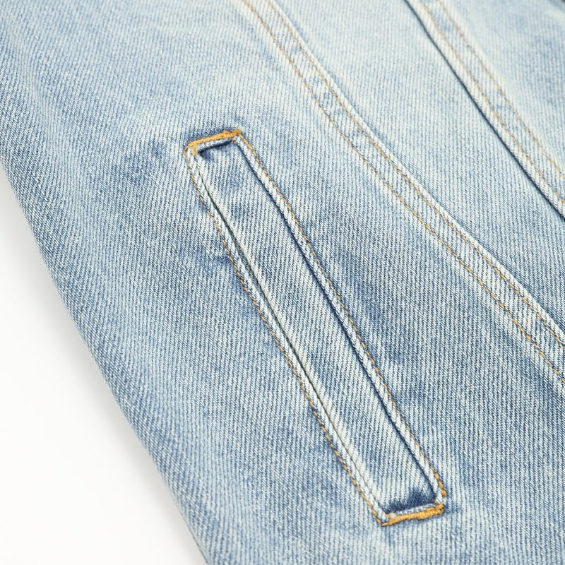Louis Vuitton Embroidered Denim Trucker Jacket