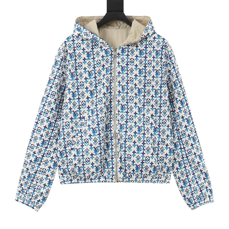 Louis Vuitton Reversible Monogram Hooded Windbreaker