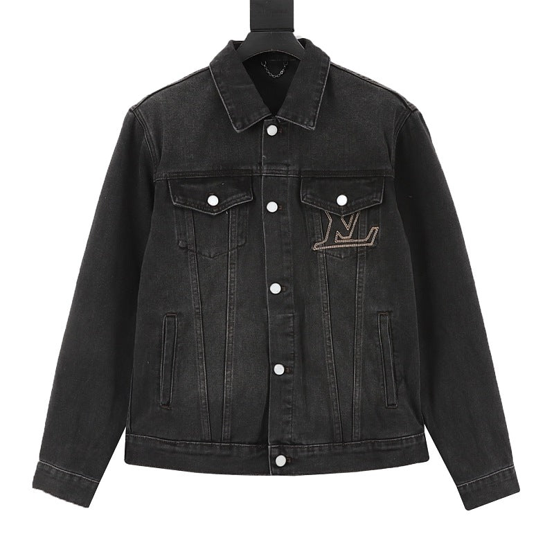 Louis Vuitton Embroidered Denim Trucker Jacket