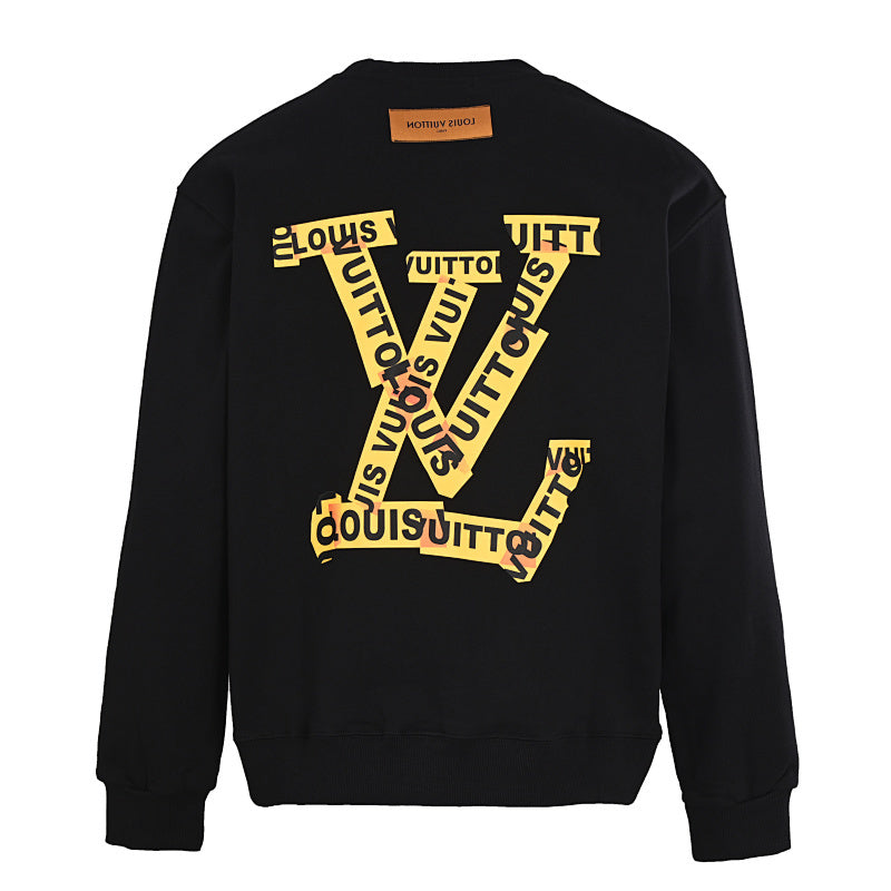 Louis Vuitton LV Tape Print Cotton Sweatshirt