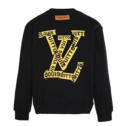 Louis Vuitton LV Tape Print Cotton Sweatshirt