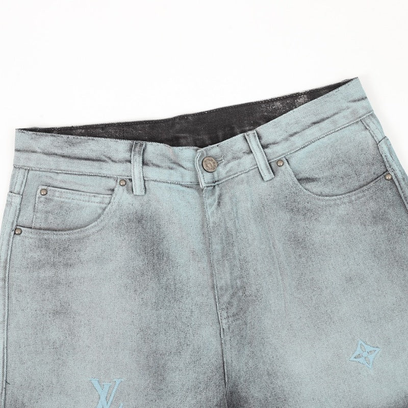 Louis Vuitton Gradient Monogram Denim Pants
