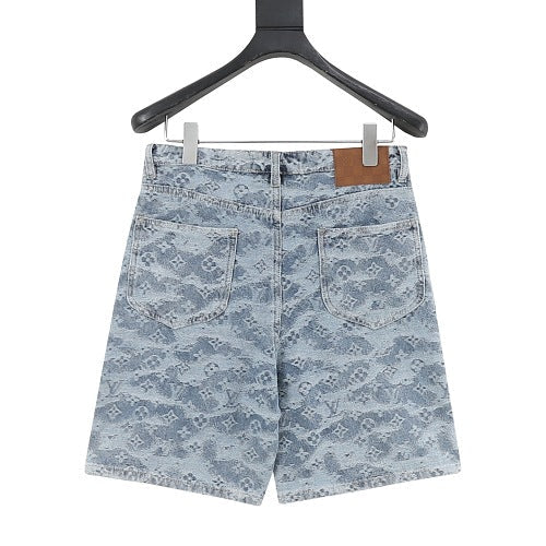 Louis Vuitton LV Monogram Jacquard Denim Shorts
