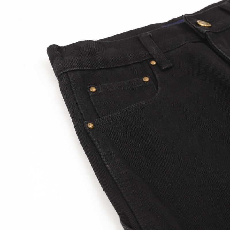 Louis Vuitton Embossed Monogram Utility Jeans
