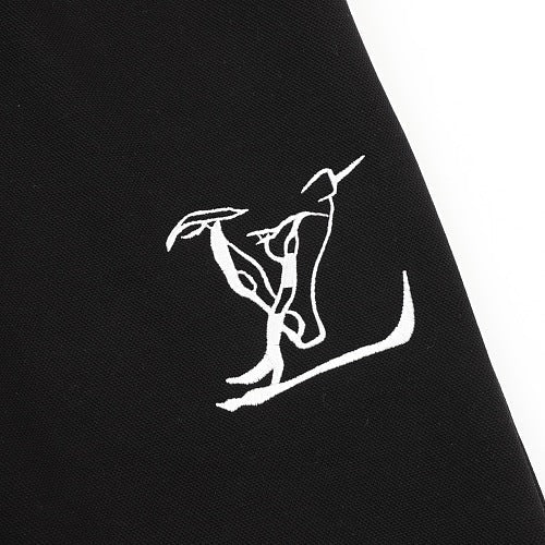 Louis Vuitton LV Skier & Bubble Script Embroidered Shorts