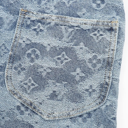 Louis Vuitton LV Monogram Jacquard Denim Shorts