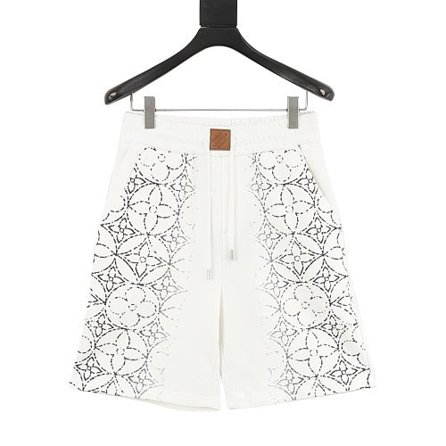 Louis Vuitton LV Monogram Broderie Laser-Cut Shorts